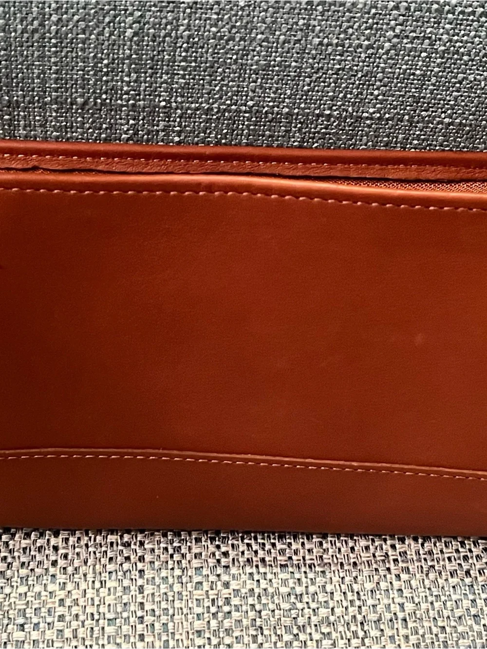 NWOT Vintage COACH British Tan Leather Wallet Pouch USA with Booklet:  RARE!!